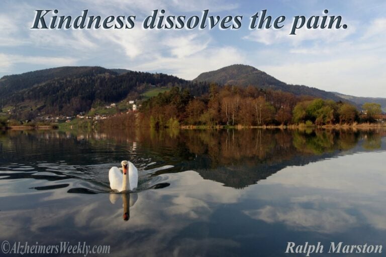 Kindness dissolves the pain.