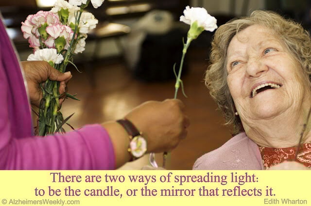 There are two ways of spreading light: to be the candle or the mirror that reflects it.