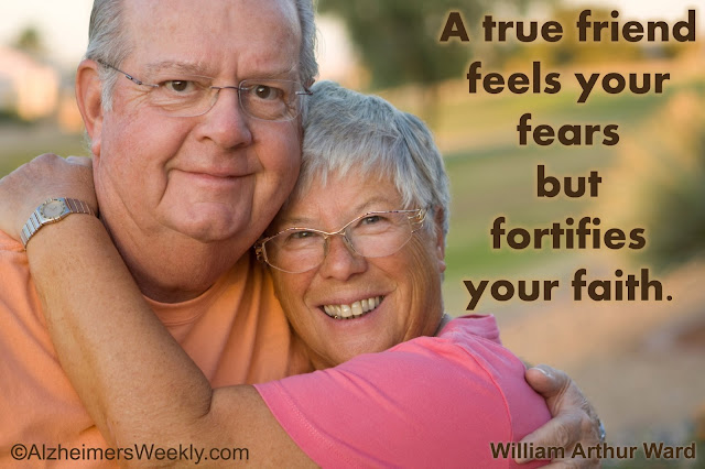 A true friend feels your fears but fortifies your faith.