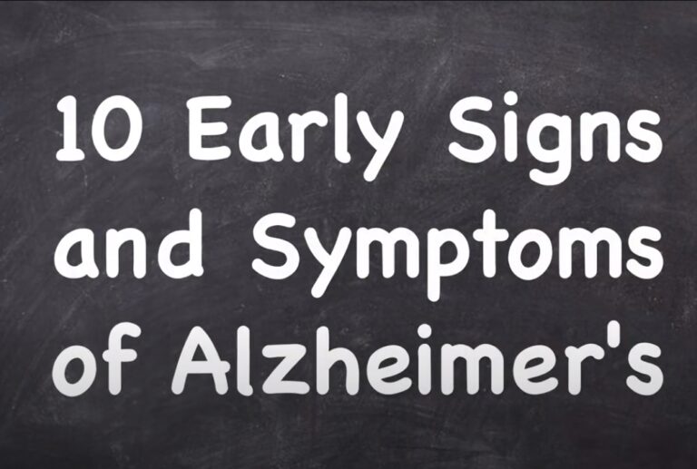 10 Early Signs and Symptoms of Alzheimer's
