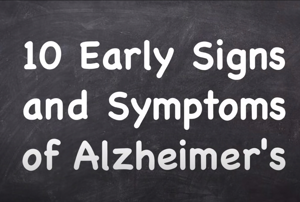 10 Early Signs and Symptoms of Alzheimer's