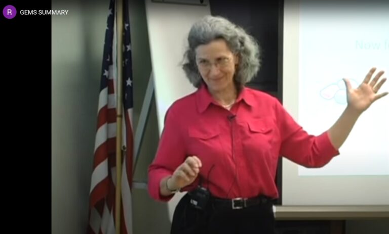 Teepa Snow teaching a class