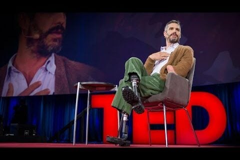 BJ Miller giving a TED Talk on What Matters in Advanced Dementia