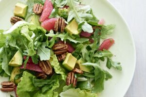 Avocado, Grapefruit Salad with Toasted Georgia Pecans