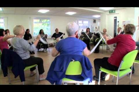 Dance class for people with dementia