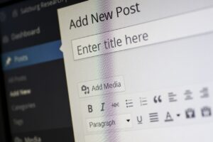Wodpress Editor's Add New Post Page