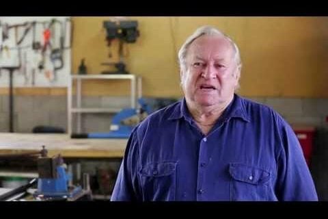 Person describing an Alzheimer's "Man-Shed"