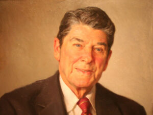 Painting of President Ronald Reagan