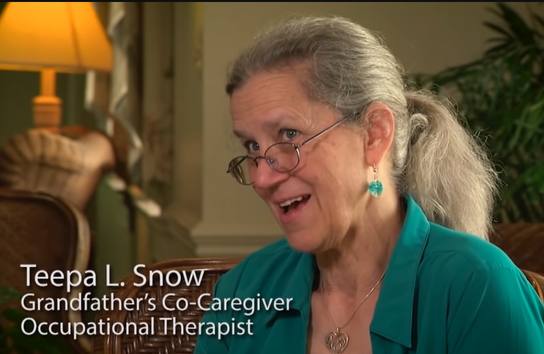 Teepa Snow, Grandfather's Co-Caregiver