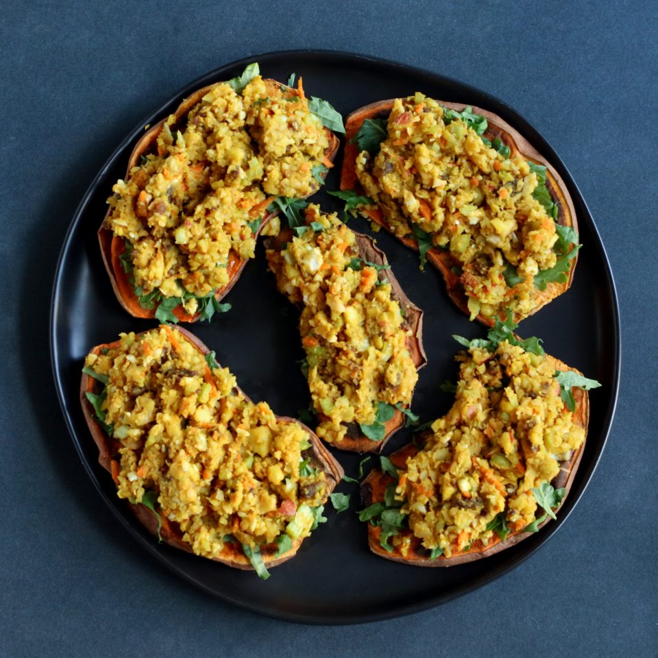 Curried Chickpea Wraps
