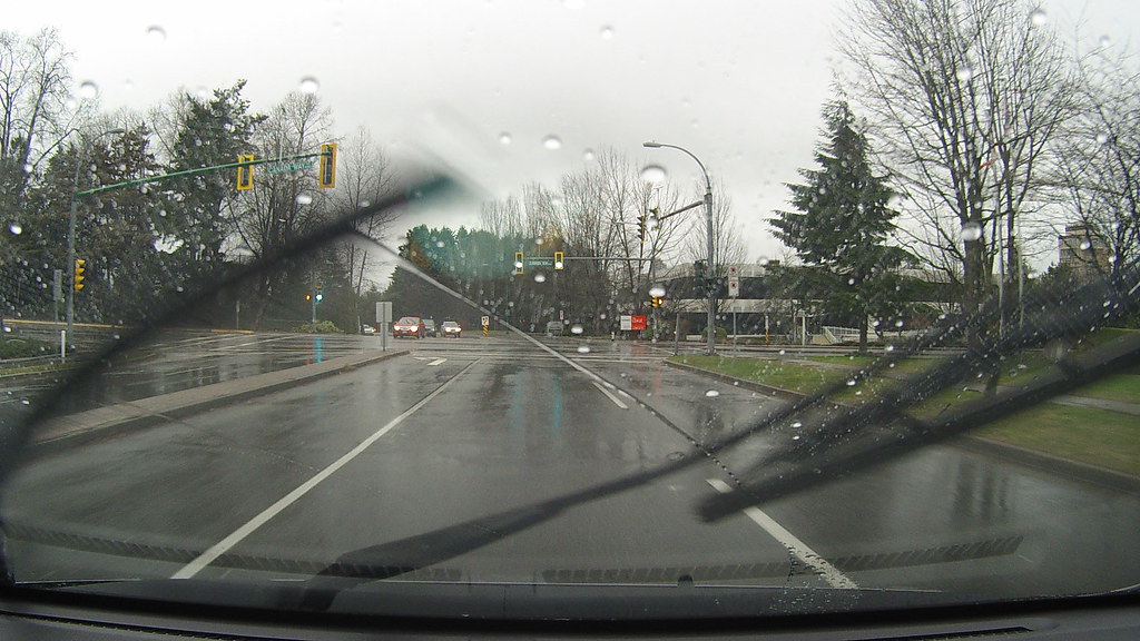 View of traffic from a DashCam