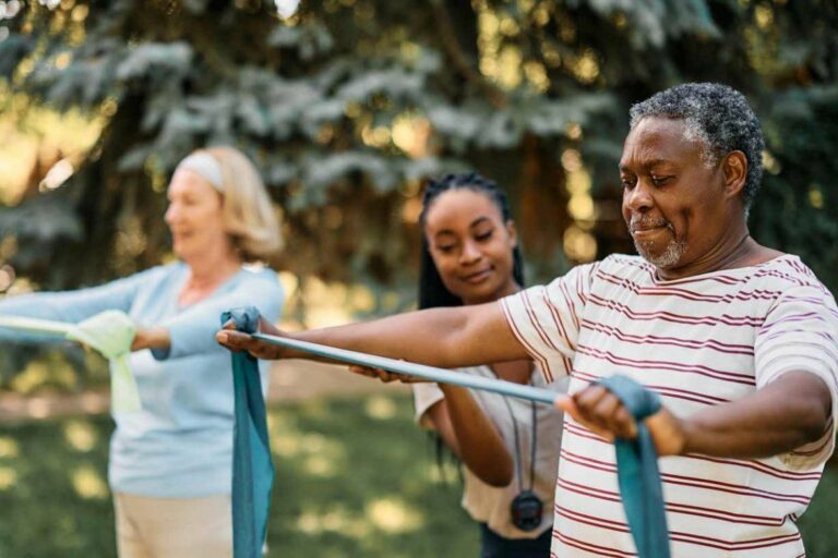 Health coach with older adults
