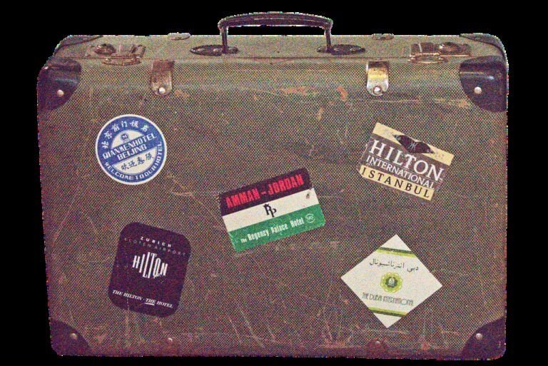 suitcase, to travel, old suitcase