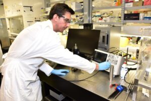 Gerhard Leinenga at the Queensland Brain Institute in Brisbane, Australia.Credit: University of Queensland