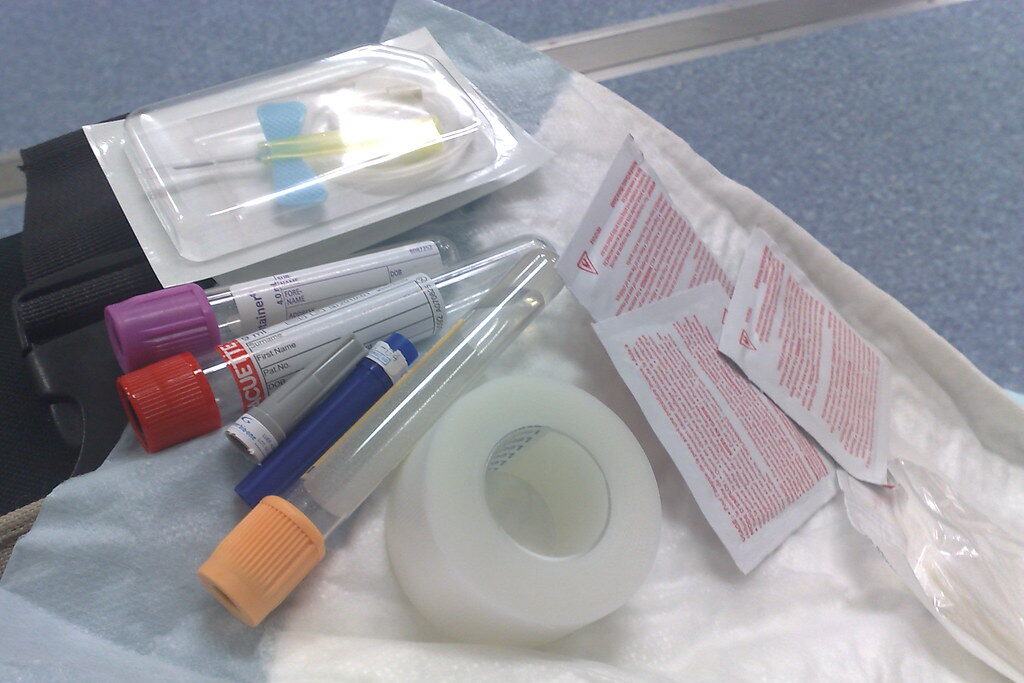 Blood test kit