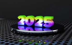A plate that has the number 205 on it