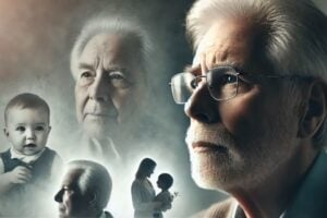 Ma with dementia reaching for family memories